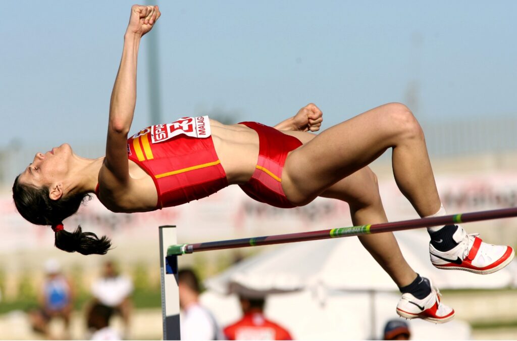 Ruth Beitia en la Copa de Europa de Selecciones de Málaga 2006